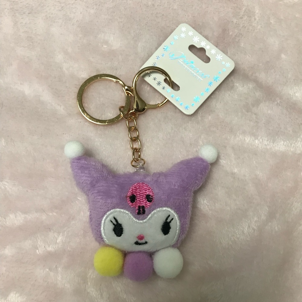 ✨✨5/$10✨✨ Princess Accessories Purple White Yellow Kuromi Sanrio keychain plush